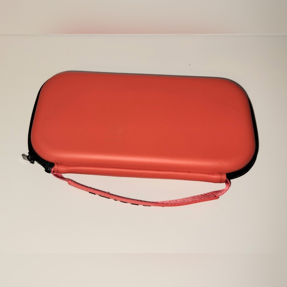 Nintendo switch lite case red with storage for games new